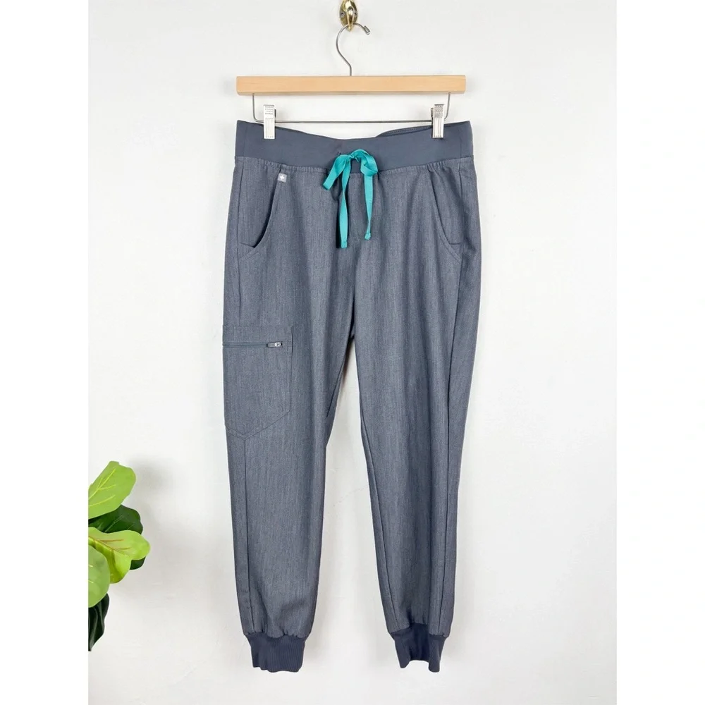 NWOT Figs Zamora 2.0 Gray Graphite Jogger Scrub Pants Sz S/P - Picture 3 of 9